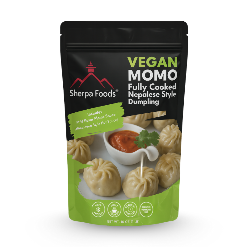 PRE-COOKED Vegan Momo - (9g protein per serving) – Sherpa Foods