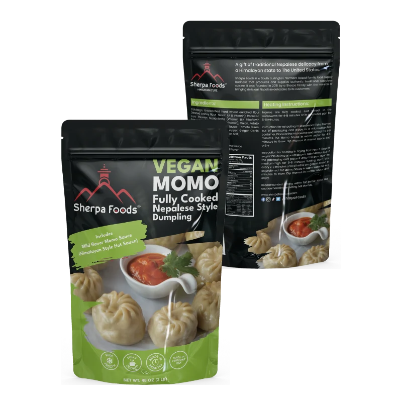 Vegan Momo - (9g protein per serving) – Sherpa Foods Vegan Momo - (9g protein per serving) – Sherpa Foods