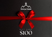 Load image into Gallery viewer, Sherpa Foods Gift Card - Valid for Website Purchases Only!