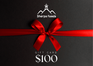Sherpa Foods Gift Card - Valid for Website Purchases Only!